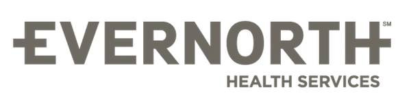 Evernorth health logo - grey