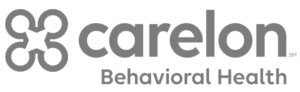Carelon behavioral health logo - grey